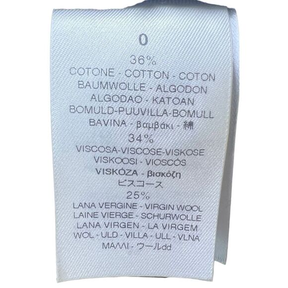 Forte Forte Masai Made in Italy Striped Metallic Single-Button Jacket Size 0 - Picture 10 of 10